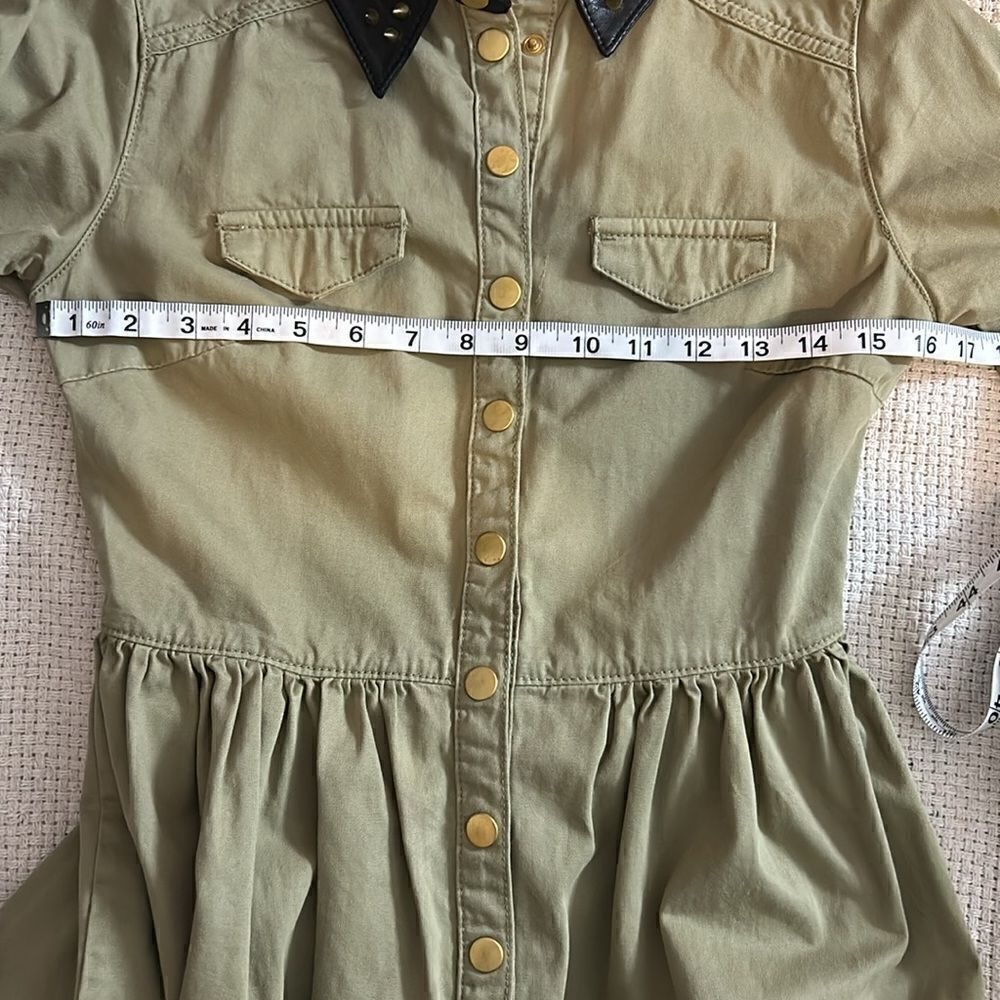 RARE TOPSHOP studded collar mini‎ dress size 4 - Picture 9 of 10
